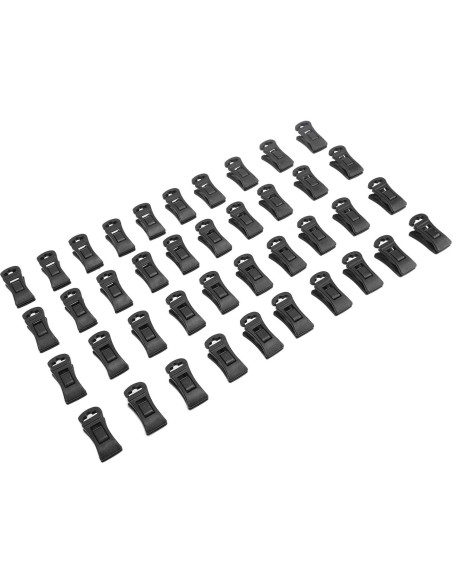40 Pinzas de Plástico Antideslizantes Pssopp para Ropa