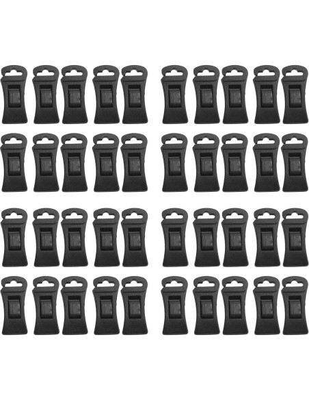 40 Pinzas de Plástico Antideslizantes Pssopp para Ropa