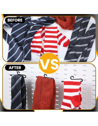 100 Perchas de Calcetines Plástico Antideslizantes DoubleFill