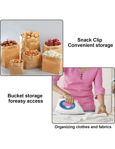 300 Clips de Cocodrilo de Plástico Transparente 38mm para Ropa