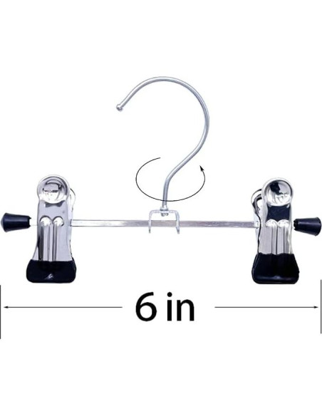 20 Clips Ajustables Dobles HKLMRO para Colgar Botas y Ropa