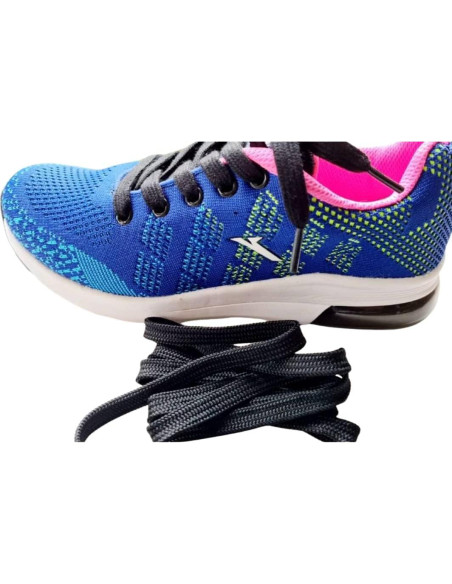 4 Cuerdas Planas de Sudadera Losita 140 cm Negro/Blanco