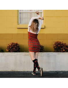 Calcetines de Compresión Junely para Mujeres Talla Única Cereza 2