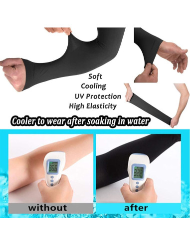 Mangas para Brazos YQXCC 6 Pares Protección UV Cooling UPF 50