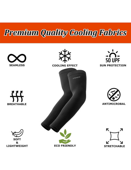Mangas para Brazos YQXCC 6 Pares Protección UV Cooling UPF 50