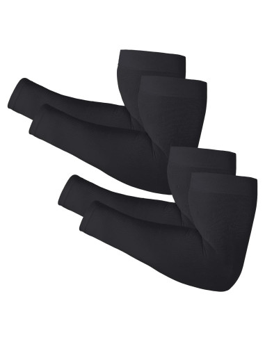 Mangas de Protección Solar UV Newbyinn 2 Pares L-XL para Tatuajes