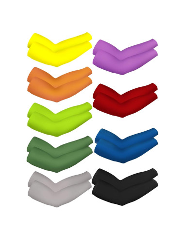 9 Pares Mangas Refrigerantes UV Bememo para Brazo Unisex