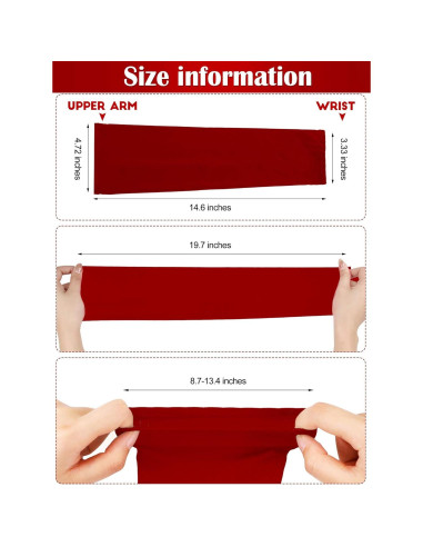 9 Pares Mangas Refrigerantes UV Bememo para Brazo Unisex