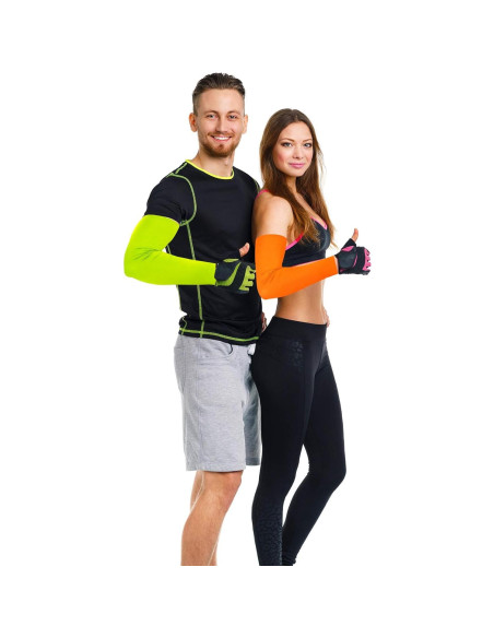 9 Pares Mangas Refrigerantes UV Bememo para Brazo Unisex