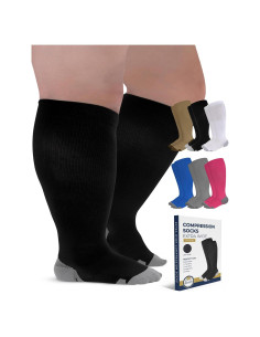 Calcetines de Compresión Pembrook para Mujeres Talla Grande 4XL