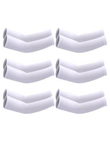 Mangas de Protección Solar UV SATINIOR 6 Pares Niños UPF 50+