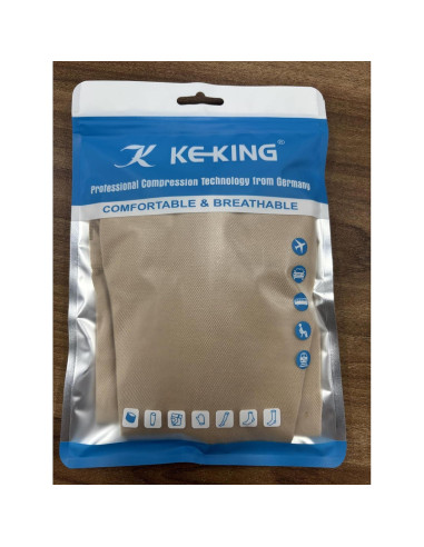 Manga de Compresión Médica KEKING 20-30 mmHg Beige 3XL