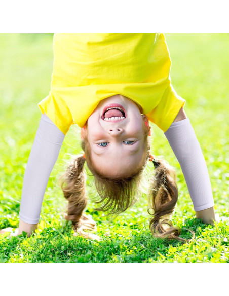Mangas de Protección Solar UV SATINIOR 6 Pares Niños UPF 50+