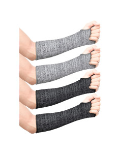 Manguitas Resistentes a Cortes Satinior - 2 Pares Grises