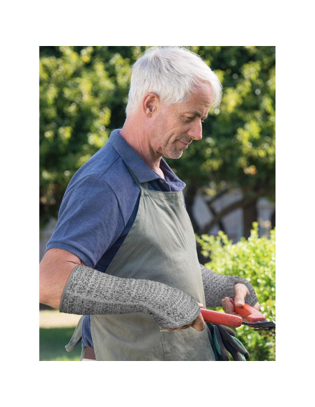 Manguitas Resistentes a Cortes Satinior - 2 Pares Grises