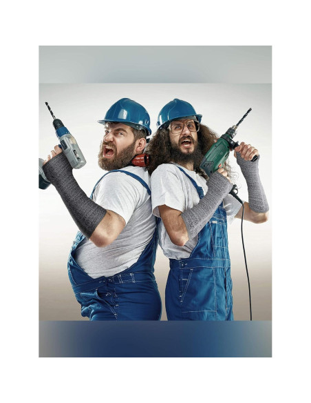 Manguitas Resistentes a Cortes Satinior - 2 Pares Grises