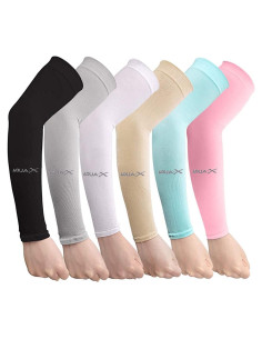 Bacophy 6 Pares Mangas Refrigerantes UV UPF 50 Unisex