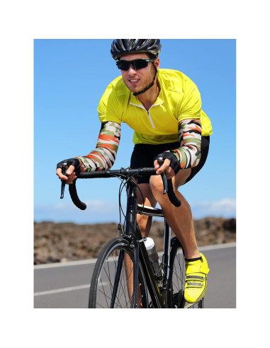 Mangas de Protección UV Geyoga 24 Pares Unisex Seda Fría