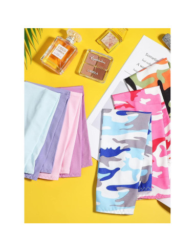 Mangas de Protección UV Geyoga 24 Pares Unisex Seda Fría