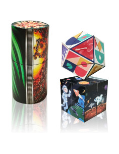Juego de Cubos Mágicos 3D ONCOFAN - Paquete de 3 Cubos