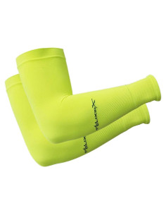 Mangas de Brazo UV Elixir X Verde Neón Compresión UPF 50+