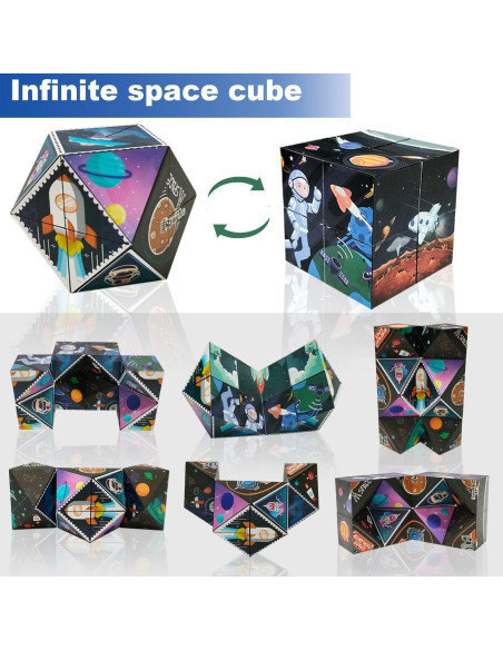 Juego de Cubos Mágicos 3D ONCOFAN - Paquete de 3 Cubos