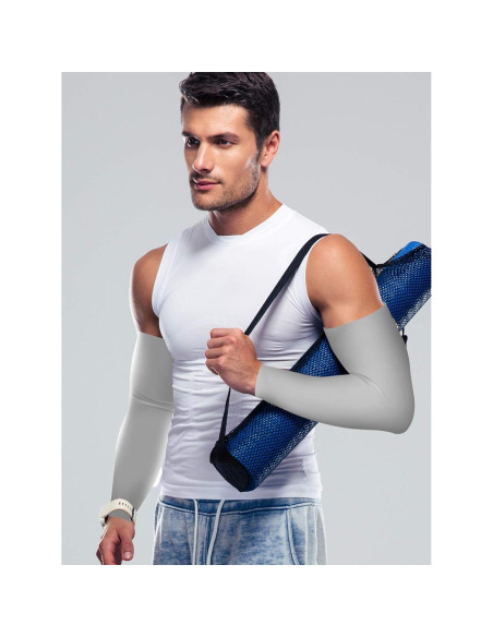 16 Pares Mangas Refrigerantes UV Bememo para Hombres y Mujeres