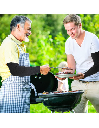 Chuarry 3 Pares de Mangas Protectivas Resistentes a Cortes Nivel 5