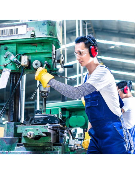 Chuarry 3 Pares de Mangas Protectivas Resistentes a Cortes Nivel 5