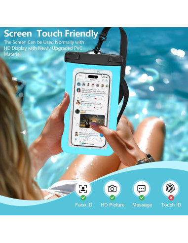 Bolsa Secadora Impermeable IPX8 70 Años Amado para Smartphones