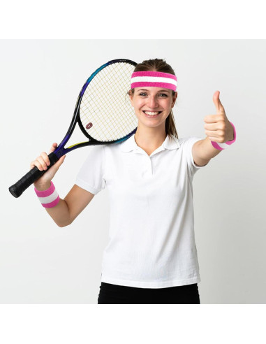 Conjunto Diadema y Muñequera ONUPGO Neón Unisex