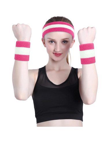 Conjunto Diadema y Muñequera ONUPGO Neón Unisex