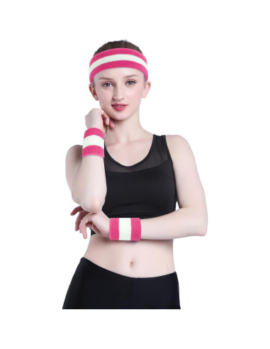 Conjunto Diadema y Muñequera ONUPGO Neón Unisex