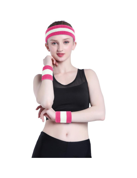 Conjunto Diadema y Muñequera ONUPGO Neón Unisex