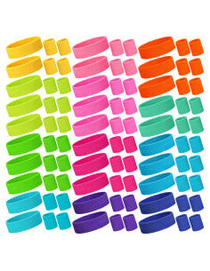 Conjunto de Muñequera y Diadema Deportiva Yuxung Neón