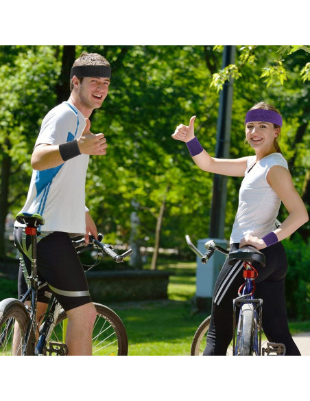 Conjunto 18 Piezas Muñequera y Diademas Ultrafun Colorido