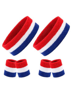 Set de Bandas para el Sudor BEFORYOU - 2 Bandas de Cabeza y 4 Muñequera