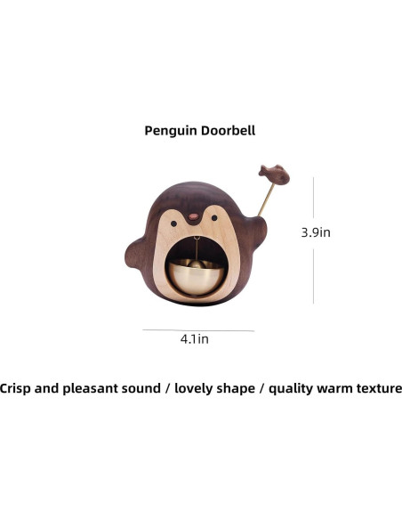 Timbre Magnético Kanelan Modelo C de Madera y Latón