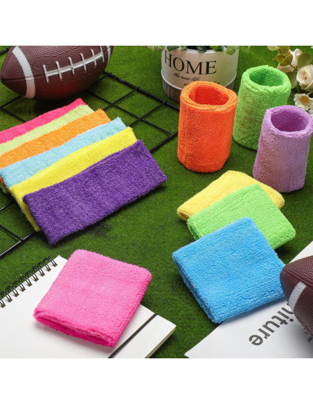 Conjunto de 18 Piezas Muñequera y Diadema Hungdao