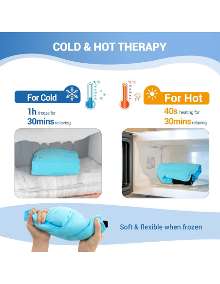 Funda de Hielo para Tobillo Comfytemp Grande 22cm Alivio Dolor