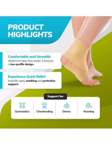 Faja de Soporte para Tobillo BraceAbility - Compresión Ligera M