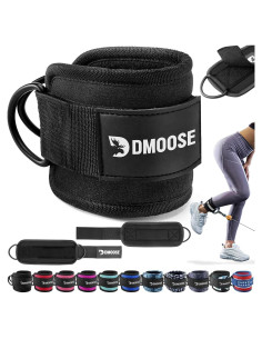 Estribos de Tobillo DMoose Fitness - Acolchado 8mm, Unisex