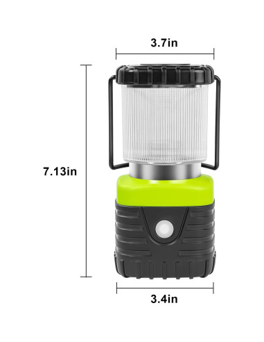 3 Paquetes Linterna LED Camping Jarxin 1000LM IP44 Recargable