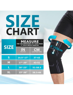 Mangas de Compresión para Rodilla Bodyprox - Grande - 2 Piezas 2