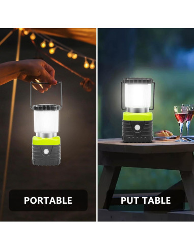 3 Paquetes Linterna LED Camping Jarxin 1000LM IP44 Recargable