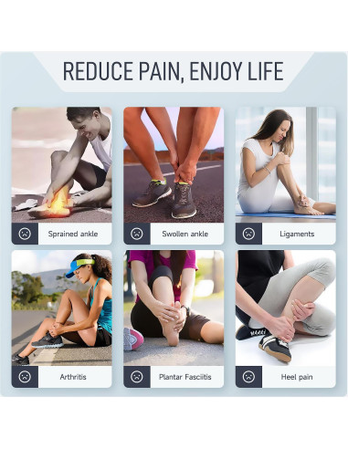 Faja Soporte para Tobillo Domaste Violeta Ajustable 1 Unidad