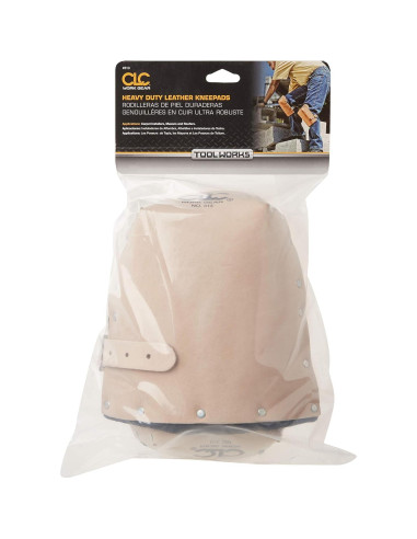 Rodilleras de Cuero Pesadas CLC 313 con Forro Doble Grueso
