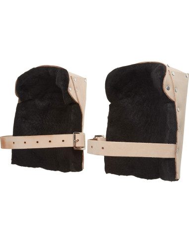 Rodilleras de Cuero Pesadas CLC 313 con Forro Doble Grueso