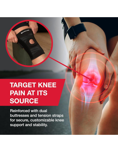 Férula de Rodilla Autoajustable MUELLER para Alivio del Dolor