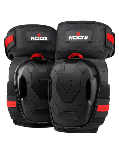 Almohadillas de Rodilla NoCry GelGuard Plus - Ajustables, Negro